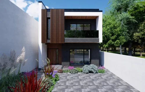 Scene 22 Poiect casa cu etaj in Galati, cu doua dormitoare si unul matrimonial