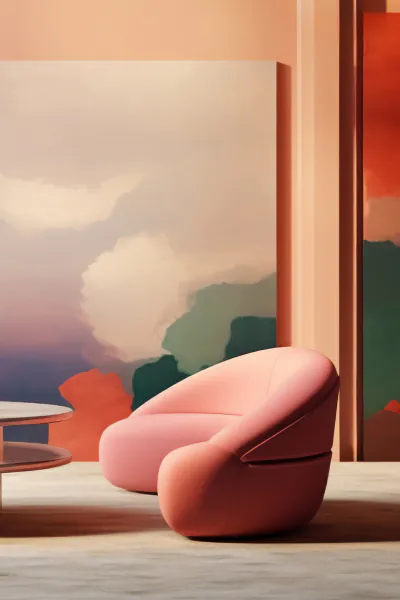 Fotoliu decor intr-un proiect de casă în Galați