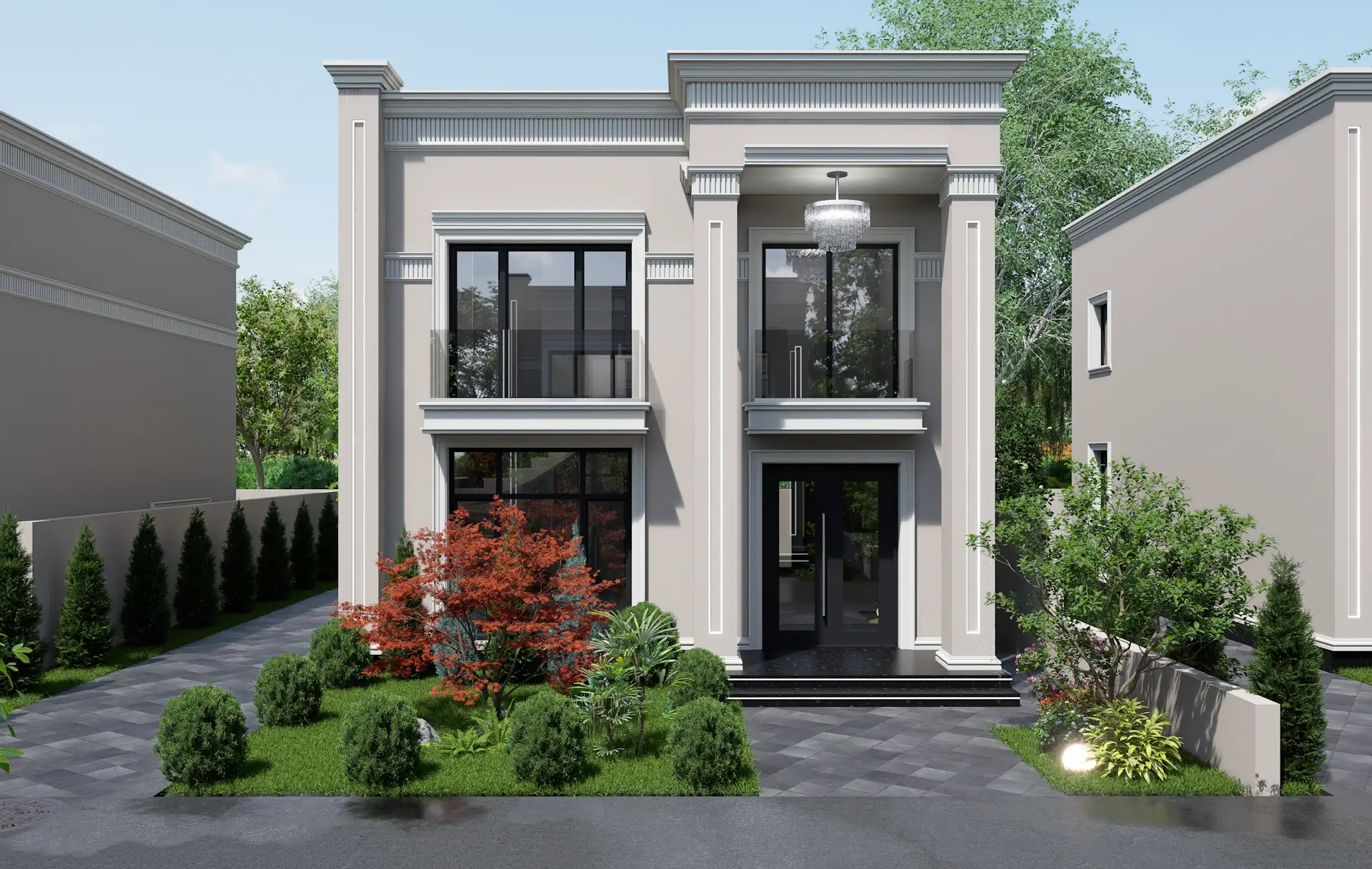 Proiect casa parter cu etaj, amplasata in Galati, zona Arcasilor