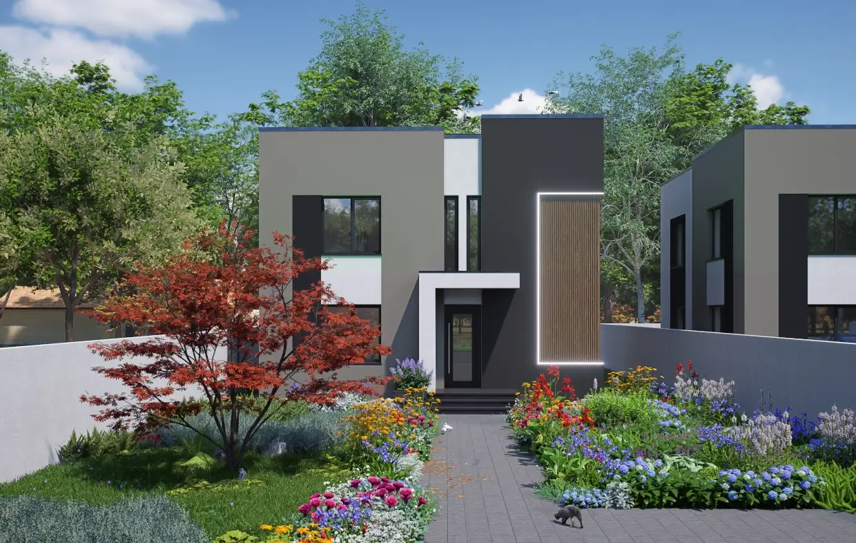 Proiect casa cu etaj in Vanatori, cu trei dormitoare la etaj