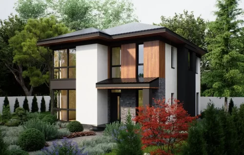 Scene 2 proiect casa cu etak in Smardan, cu trei dormitoare la etaj