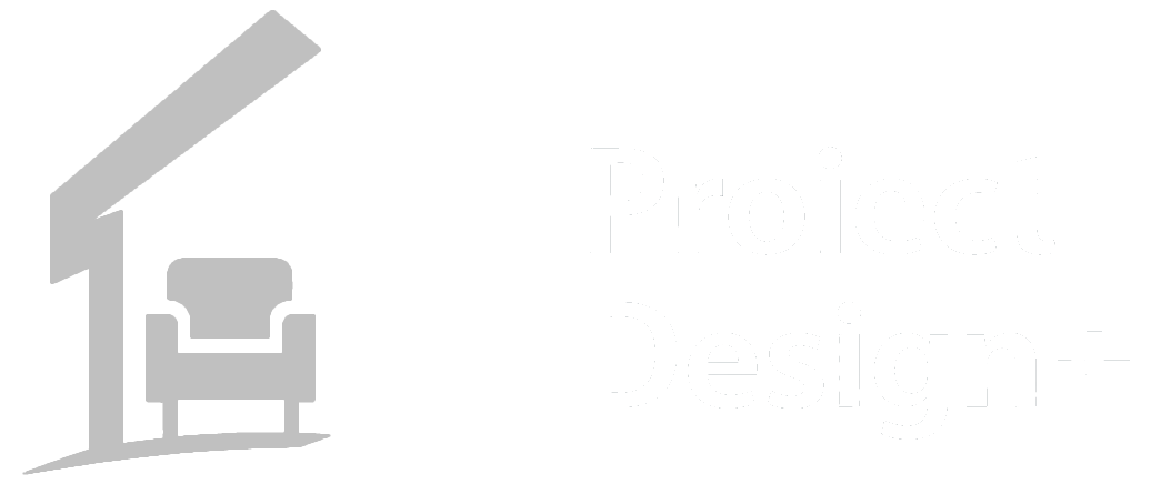 Logo Proiectc Design+ pentru fundal intunecat